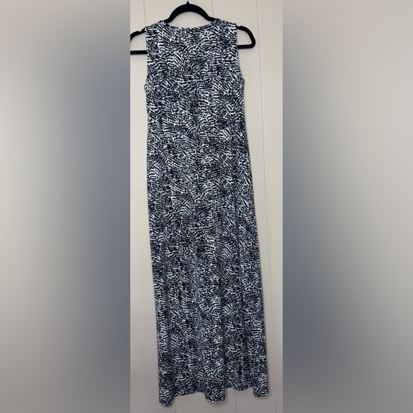 Chico’s Stretch V Neck Sleeveless Maxi Dress Chicos 0 Womens Small - Picture 3 of 9